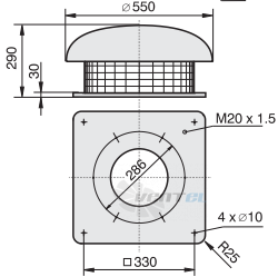 Rosenberg DH 310 L-4 D - описание, технические характеристики, графики